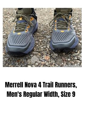 Merrell Nova 4 Trail Runners, Men's Regular Width, Size 9